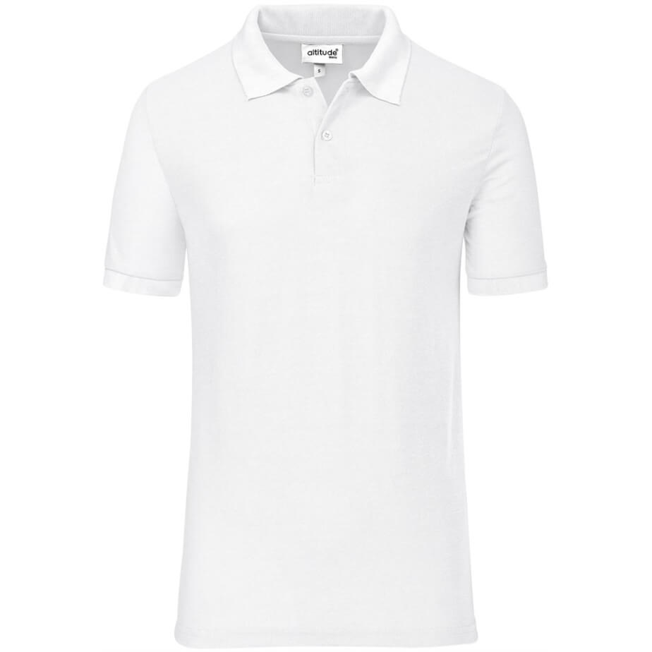 Mens Everyday Golf Shirt White Front